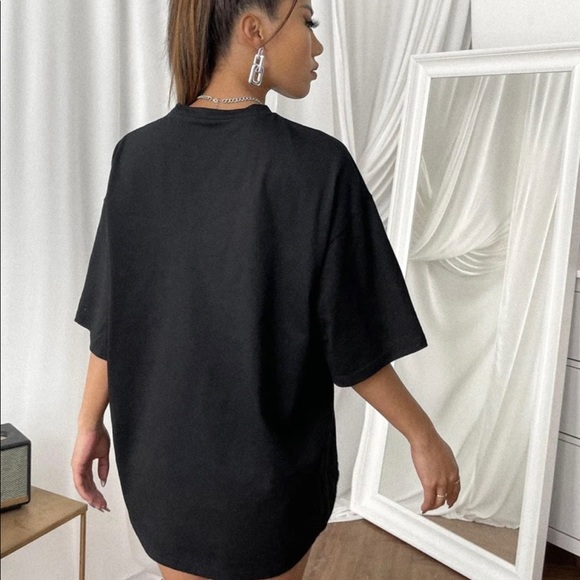 Black oversized street wear shirt - Picture 4 of 4